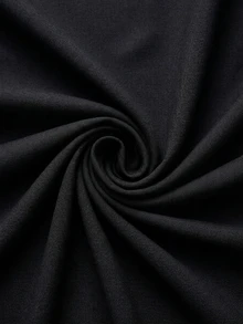 GlowEve Women's Solid Color Casual Elegant Classy Versatile Daily Wear Skirt Date Work Black Autumn - Black - View 6