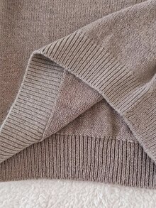 SHEIN Little Boys Camel Bear Jacquard Knit Sweater & Pants Two Piece Set, Raglan Long Sleeve Fall Winter Outfit, Soft Christmas Halloween Daily Wear - Camel - View 9