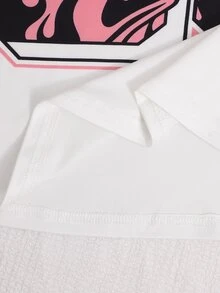 SHEIN Sparklyn 青少年女孩 6 件套，寬鬆，休閒，極簡，針織，返校，復古，修身，秋季服飾，秋季，青少年女孩套裝，字母，健身瑜伽，Y2k - 彩色 - 查看 7