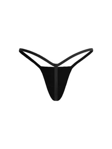 Ocili 7pcs/Pack Cotton Comfortable Minimalist Bikini Panties - Black - View 6