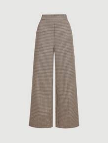 SHEIN MOD Plaid Waist Cinched Women's Long Sleeve Jacket And Pants Casual Suit Set In Fall/Winter,Christmas Clothes For Women,Women's Winter Clothes - Grey - View 8