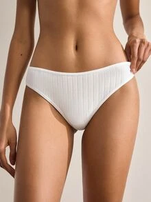 Ocili Sexy Thong Panty Set, 3pcs, Cotton Crotch, Thin & Sensual - Multicolor - View 4