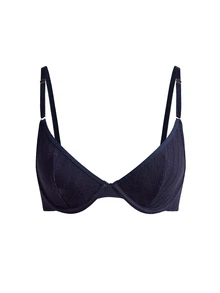 Ocili 海军蓝舒适简约女士薄款钢圈提拉文胸，无缝设计，无衬垫，1 件装，适合大胸 - 彩色 - 查看 9