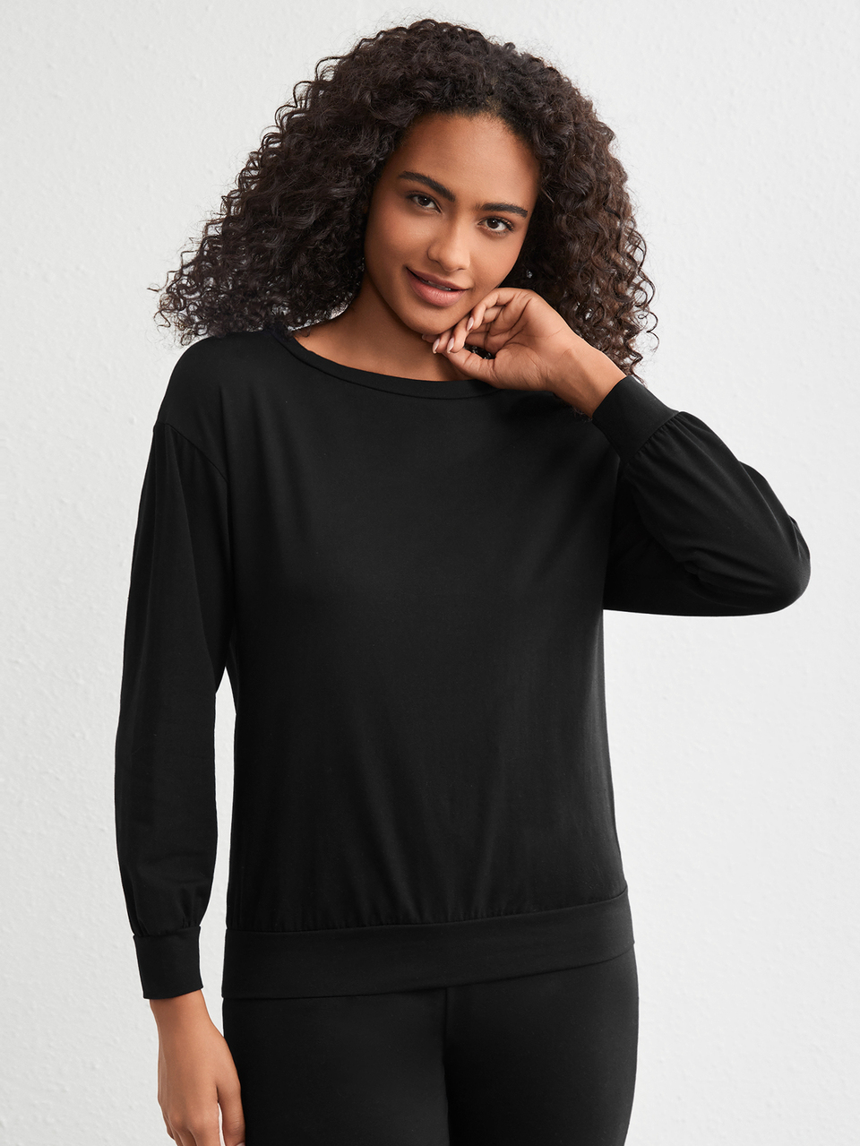 Leisure Women'S Round Neck Casual Home Clothing Top