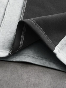 PAVTROS Men's Embossed Double Waistband Drawstring Waist Pocket Loose Sweatpants Jogging Vacation Grey Summer Streetwear - Multicolor - View 5