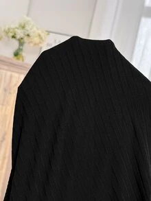 Slowluna Maternity Long Sleeve Top And Pants 2 Pieces Loungewear Set Fall - Black - View 9