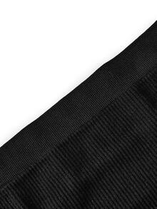 Ocili Women's Solid Color Casual Daily Triangle Panties - Black - View 7