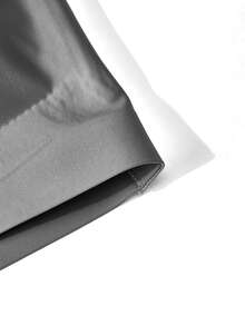 Ocili Sujetador de diseño simple, cómodo y transpirable de unicolor para mujer - Gris Oscuro - Ver 8