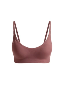 Ocili Women's Solid Color Casual Comfortable Daily Wear Bra - Coffee Brown - View 7