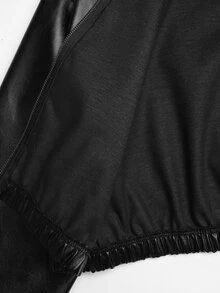 SHEIN Teen Girls Jackets - Black - View 12