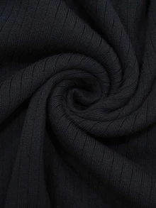 Manfinity Dauomo Men's Casual Colorblock Trim Sweater, Autumn/Winter - Black - View 5