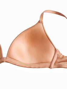 Ocili 1pc Coffee Brown Comfortable Wireless Bra For Women - Coffee Brown - View 3