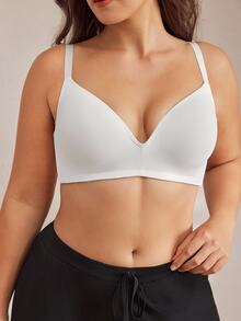 Ocili 3pcs/Set Plus Size Wireless Bras - Multicolor - View 6