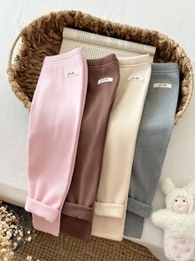 SHEIN 4件裝女嬰下身褲 - 彩色 - 查看 7