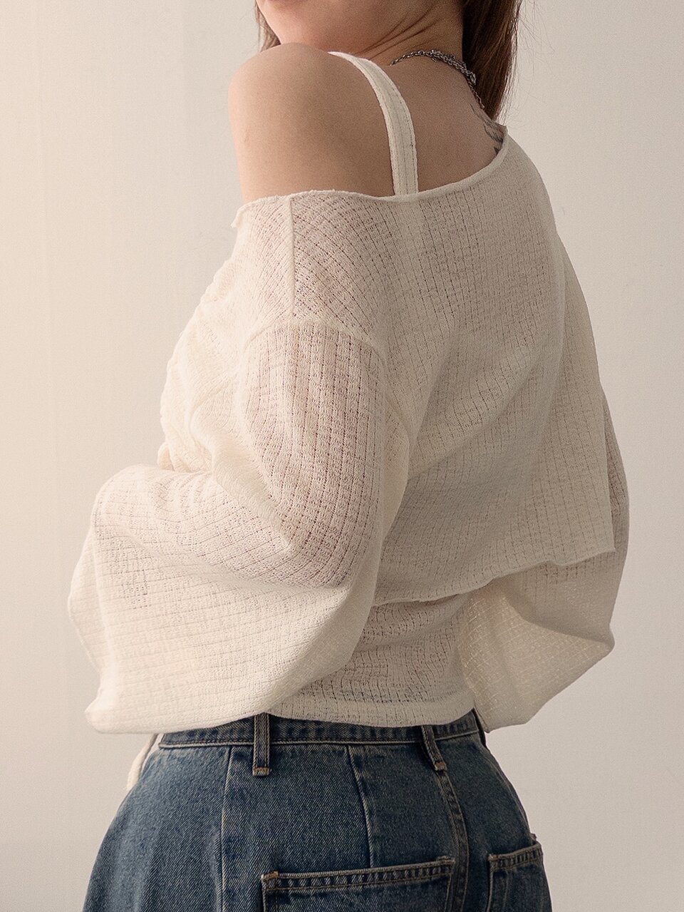 Women's Solid Color Asymmetric Shoulder Ruched Casual Everyday Long Sleeve T-Shirt Fall
