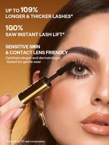 SHEGLAM All-In-One 24K Maskara Multi-Efek Merek Kecantikan Kosmetik Makeup Untuk Wanita Dan Anak Perempuan - Hitam - View 3
