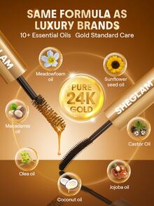 SHEGLAM All-In-One 24K Maskara Multi-Efek Merek Kecantikan Kosmetik Makeup Untuk Wanita Dan Anak Perempuan - Hitam - View 4