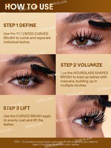 SHEGLAM All-In-One 24K Maskara Multi-Efek Merek Kecantikan Kosmetik Makeup Untuk Wanita Dan Anak Perempuan - Hitam - View 9