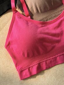 Bare Chapter Women's Solid Color Casual Comfortable Bra (3-Piece Set) - Multicolor - View 12
