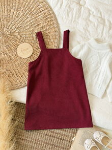 Emery Rose Kids Emery Rose Kids 女童可愛小熊蝴蝶結細肩帶無袖洋裝，秋冬百搭俏皮風格 - 彩色 - 查看 8