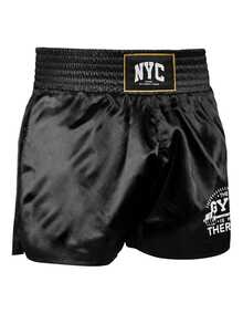 Manfinity Campus Court Men's Boxing Minimalist Muay Thai Martial Arts Shorts, Best Choice For Summer Kickboxing - Black - View 5