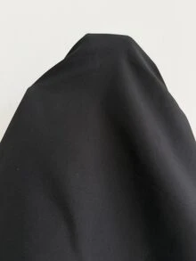 Reflora 大尺碼女款拼色連帽時尚百搭休閒簡約外套，適合秋季日常、登山、牛仔節 - 黑色 - 查看 10