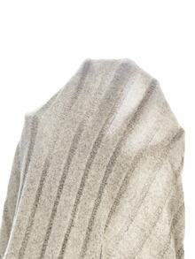 SHEIN LUNE Women's Textured Faux Fur Mid-Length Dress, Autumn/Winter - Apricot - View 6