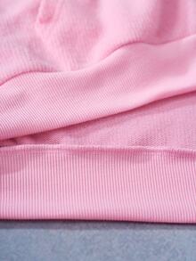PAVTROS Men's Letter & Number Pattern Hoodie - Pink - View 6