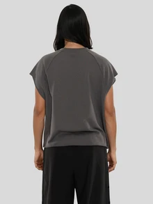 FORM&CHAOS Men's Loose Fit Heavyweight Street Graphic Gray Tank Top, Summer - Grey - View 2