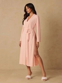 HautHeat Women Lounge Robes - Pink - View 1