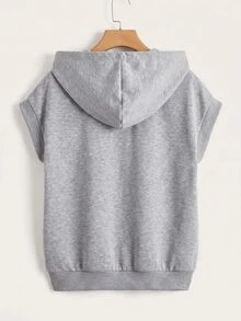 SHEIN EZwear 女士衛衣和連帽衫 - 灰色 - 查看 2