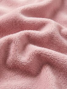 SHEIN Babygirl Cute Casual Autumn/Winter Fluffy Pink Cartoon Pattern Long Sleeve Loungewear Set 2pcs - Pink - View 7