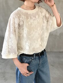 FRIFUL Women's Early Summer/Autumn New Korean Solid Color Sheer Layering T-Shirt - White - View 5