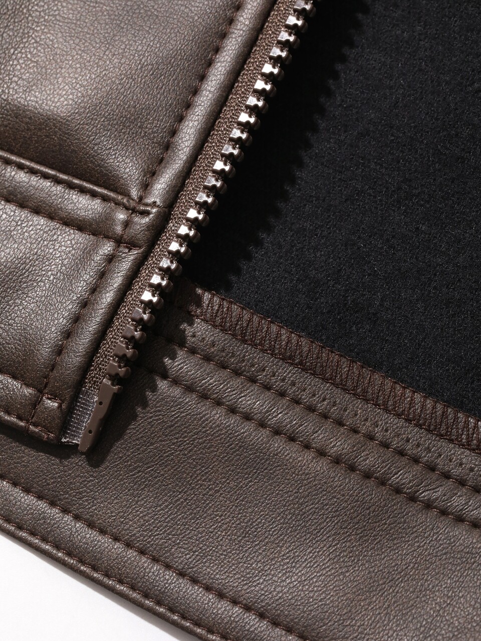 Autumn/Winter Street Casual Loose PU Fabric Regular Jacket