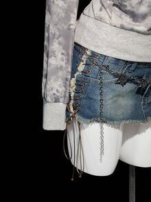 SHEIN ICON 女款復古迷彩毛絨長袖休閒夾克拉鍊連帽外套 秋冬款 - 彩色 - 查看 7