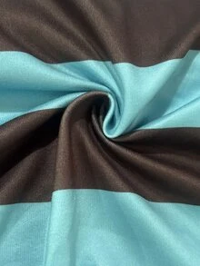 INAWLY 復古學院風條紋 Polo 衫 女款夏季新款修身顯瘦短版 V 領短袖 T-shirt 上衣 - 彩色 - 查看 5