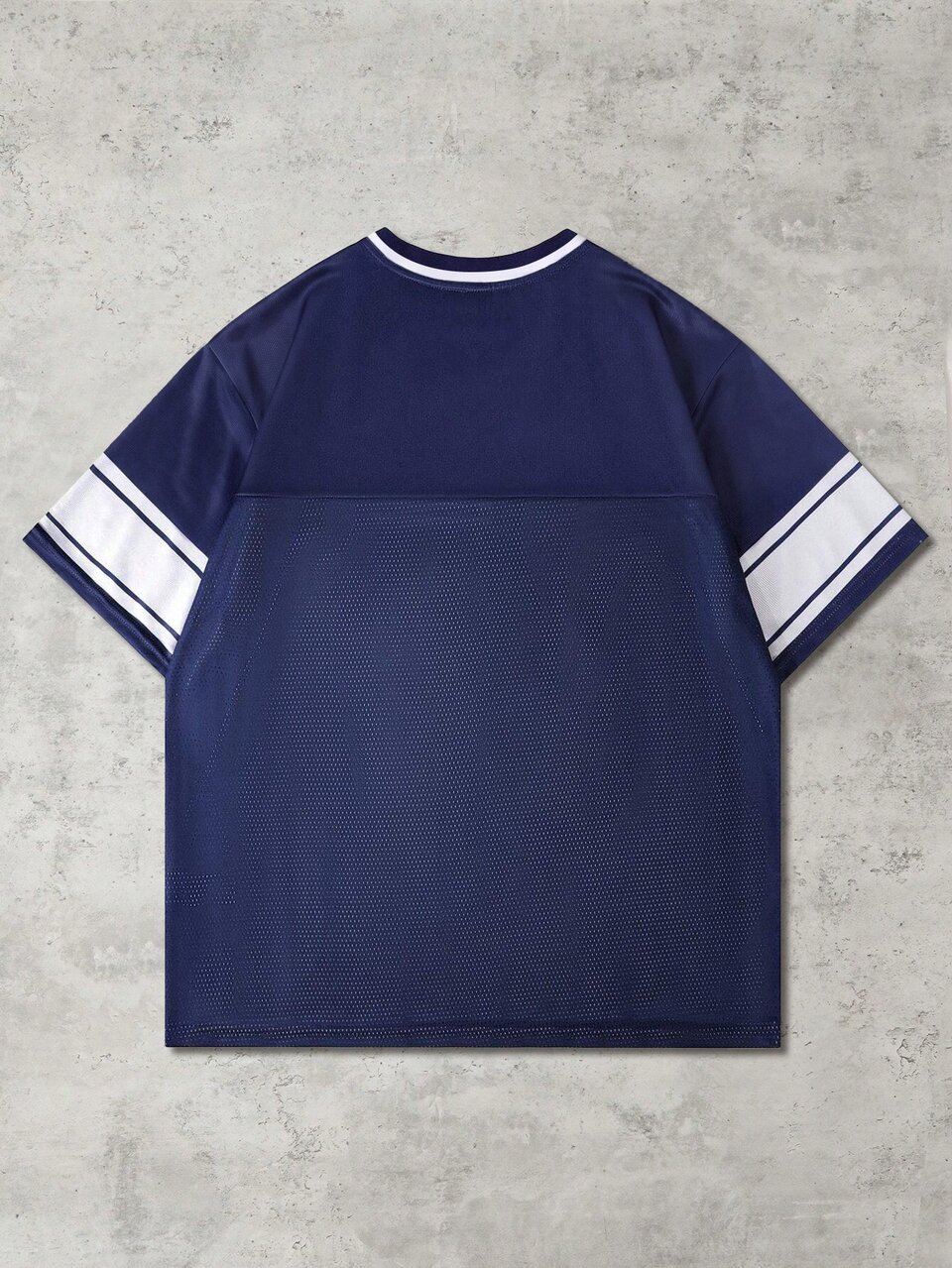 Summon Society Oversized Football Jersey V-Neck Short Sleeve Mesh Number 03 Streetwear Top,Oversized Jersey,Football Jersey,Blue Jersey
