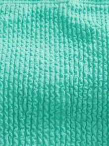 Swim Basics Women's Teal Bandeau Top And Bottom Bikini Set Holiday Beach Holiday Summer Sexy - Dusty Blue - View 5