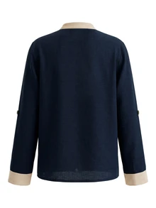 High-Visibility Shirts - Navy Blue - View 8