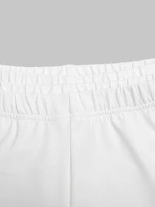 Tween Girl Tween Girl Casual Versatile Solid Color Leggings 2pcs/Pack - White - View 3