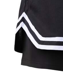 Gym Rark Men's Drawstring Waist Casual Daily Travel Sports Shorts - Black - View 6