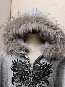 SHEIN Cazadoras Niñas (8-12) - Gris - Ver 3