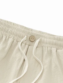 VENTUSAIL Men's Khaki Casual Summer Shorts, Holiday - Khaki - View 4