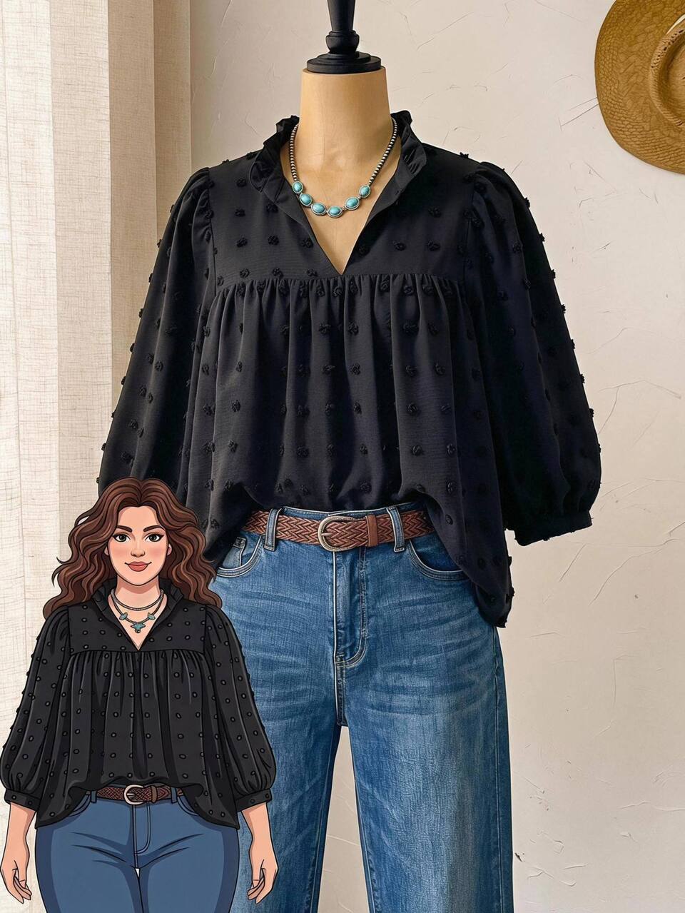 Plus Size Women Solid Color Casual Versatile Daily Wear Shirt Fall