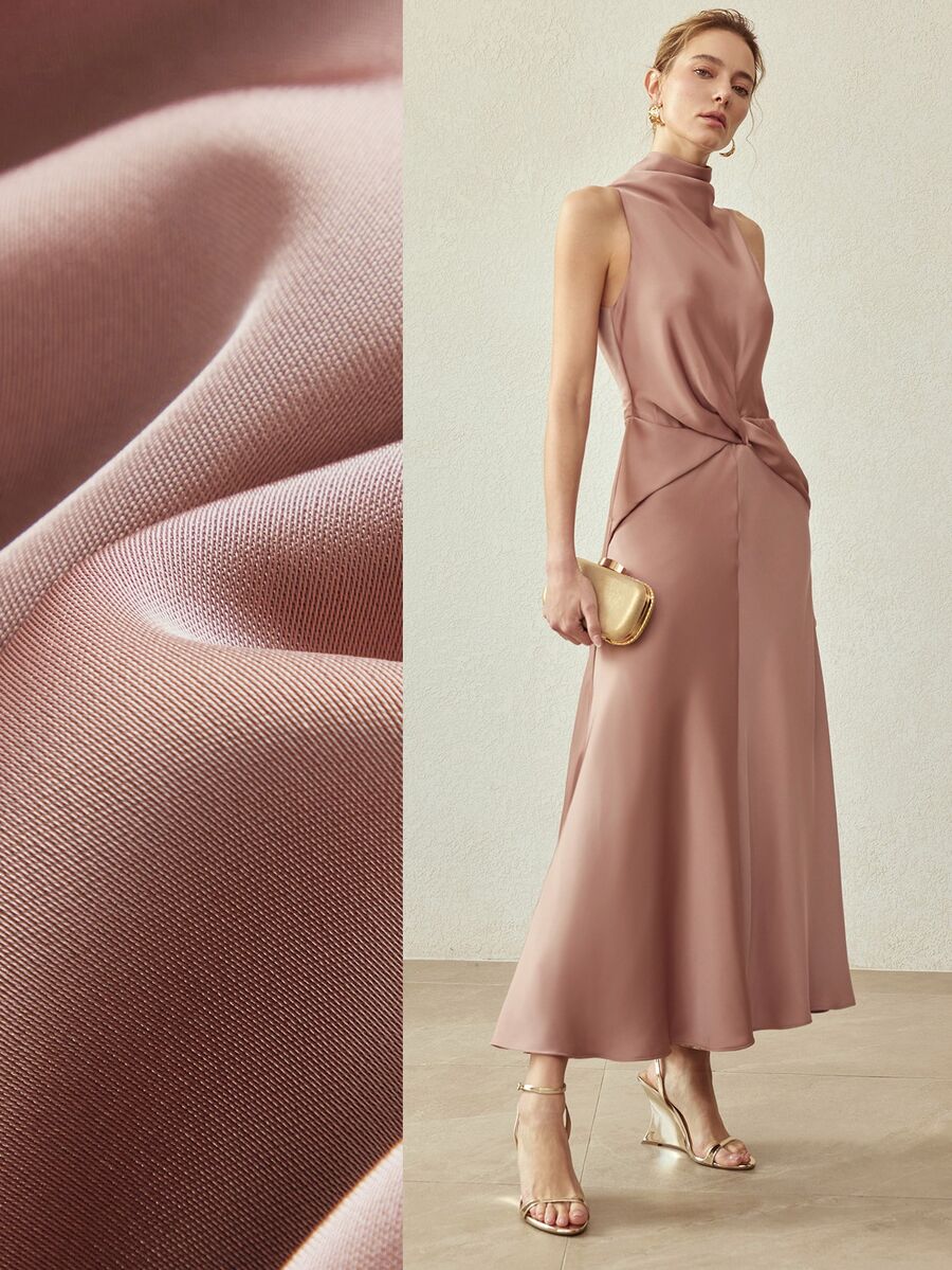 MOTF PREMIUM ELEGANT TWIST WAIST FITTED DRESS, SPRING/SUMMER