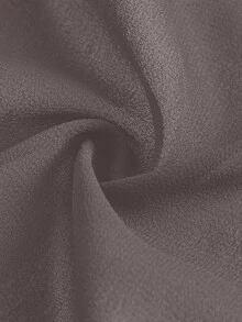 Swim Basics Women's Summer Vacation Beach Solid Color Side Knot Cover Up Sarong Skirt - Brown - View 7