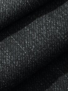 DAZY Autumn Washed Distressed Dark Blue Men's Jeans - Black - View 5