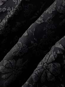 SHEIN MOD Petite 女用迷你連身裙 - 黑色 - 查看 4