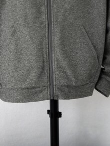 Teen Boy All-Match Pattern Print Multi-Function Hooded Zip-Up Sweatshirt Autumn Fall - Grey - View 8
