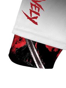 Gym Rark Men's Casual Letter Print Drawstring Waist Double Layer Sports Shorts - Multicolor - View 4